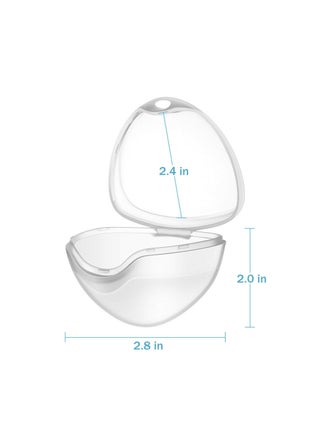 6 Pack Pacifier, Case Pacifier Holder, Case Pacifier Clip, Binky Holder Case Pacifier Box Pacifier Accessories (Transparent) - view 2