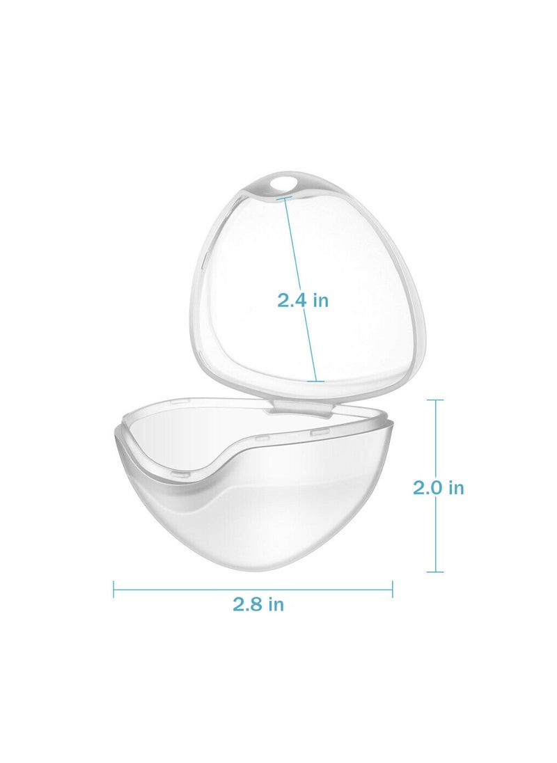 Mr. Penda 6 Pack Pacifier, Case Pacifier Holder, Case Pacifier Clip, Binky Holder Case Pacifier Box Pacifier Accessories (Transparent)  - Image 2