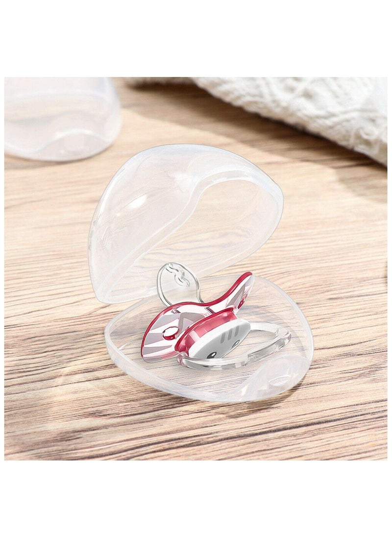 Mr. Penda 6 Pack Pacifier, Case Pacifier Holder, Case Pacifier Clip, Binky Holder Case Pacifier Box Pacifier Accessories (Transparent)  - Image 5