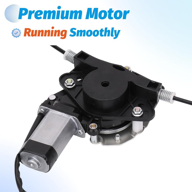Vurkcy Front Left Driver Side Power Window Regulator with Motor for Jeep Grand Cherokee WJ Series 2000-2004 - Image 5