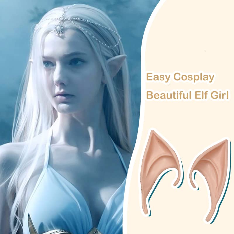 COOLJOY Cosplay Fairy Pixie Elf Ears Accessories Halloween Party Anime Party Costume Accessories Cosplay - Image 2