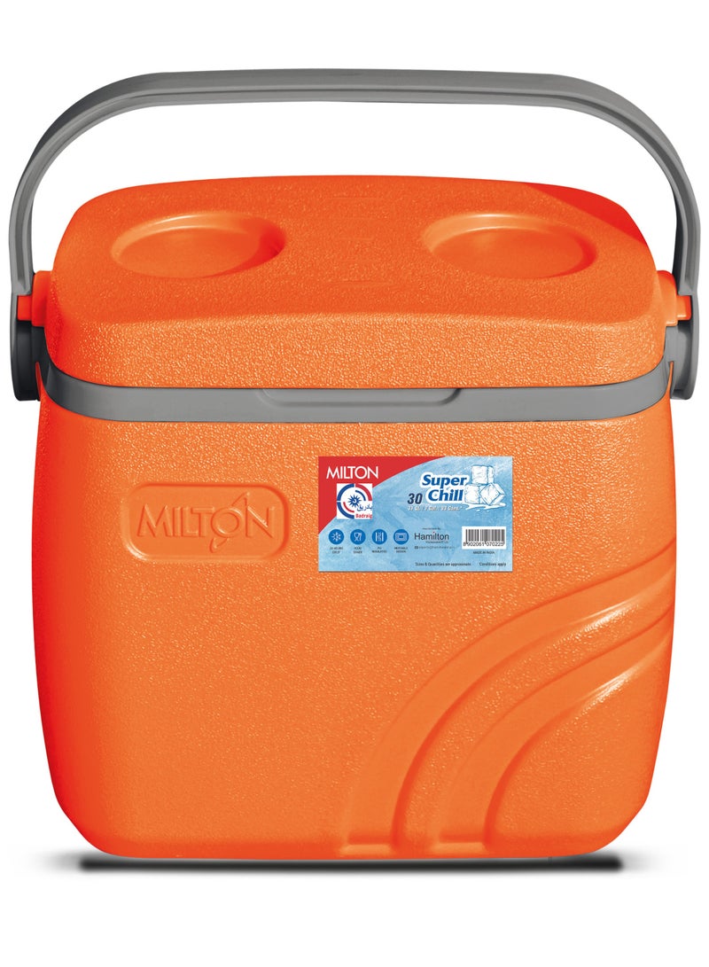 ميلتون صندوق ثلج 30 لتر برتقالي/أسود