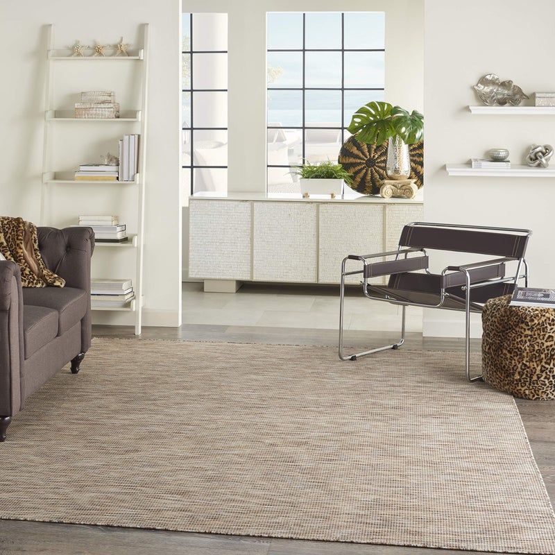 Nourison Home Positano Beige 8' x 10' Area Rug - Easy Clean, Non Shedding, Bed Room, Living Room, Dining Room, Kitchen (8' x 10') - Image 2
