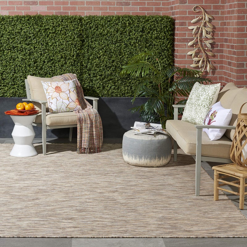 Nourison Home Positano Beige 8' x 10' Area Rug - Easy Clean, Non Shedding, Bed Room, Living Room, Dining Room, Kitchen (8' x 10') - Image 3