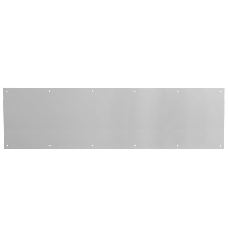 Prime-Line J 4620 10 x 34 In., Aluminum, Door Kick, Satin Finish (Single Pack) - Image 1
