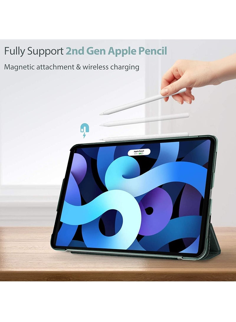 Procases iPad Air 5/Air 4 Case 10.9" 2022 2020, Slim Stand Hard Back Shell Protective Smart Cover Cases for iPad Air 5th/iPad Air 4th Generation -Mgreen - Image 3