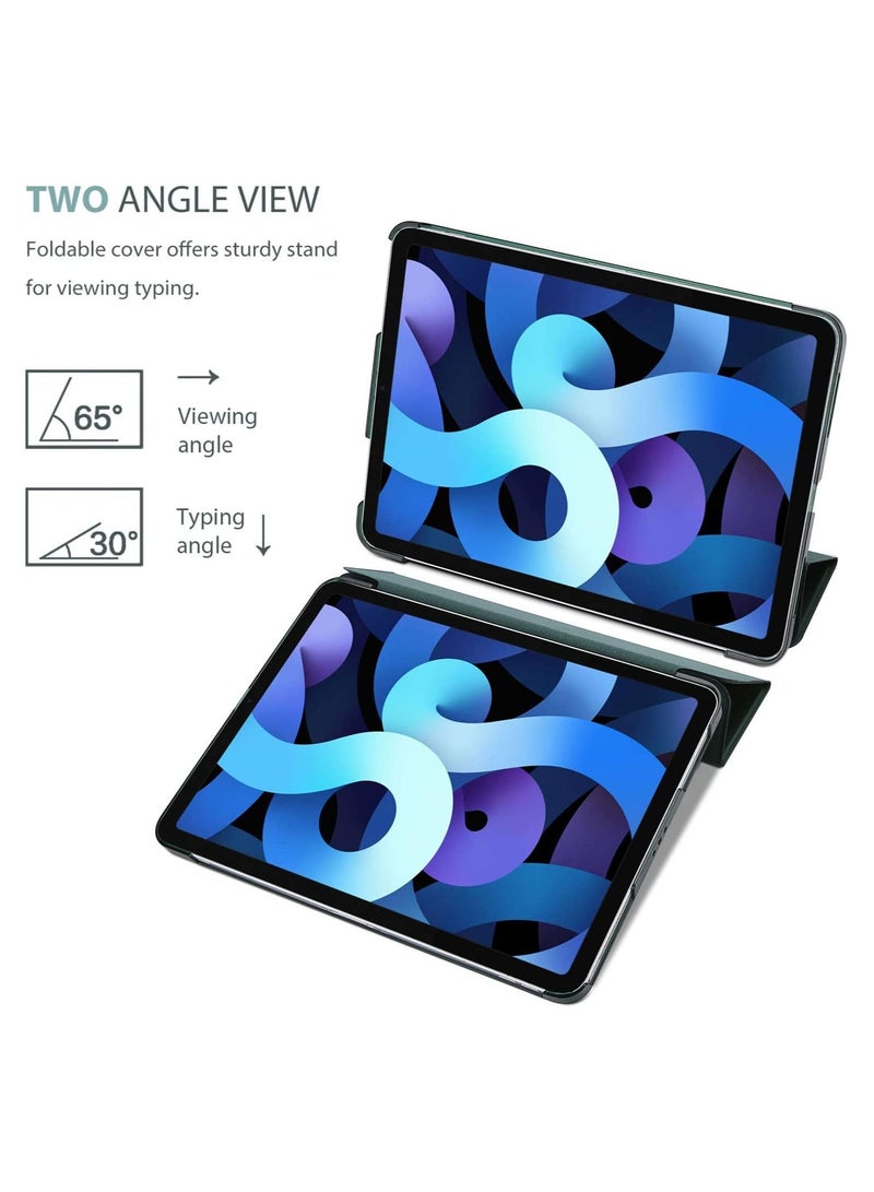 Procases iPad Air 5/Air 4 Case 10.9" 2022 2020, Slim Stand Hard Back Shell Protective Smart Cover Cases for iPad Air 5th/iPad Air 4th Generation -Mgreen - Image 5