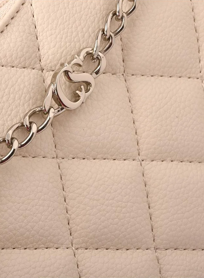 Carmen Steffens  Matelassé Chain Bag Off-White for Women | Best Price UAE