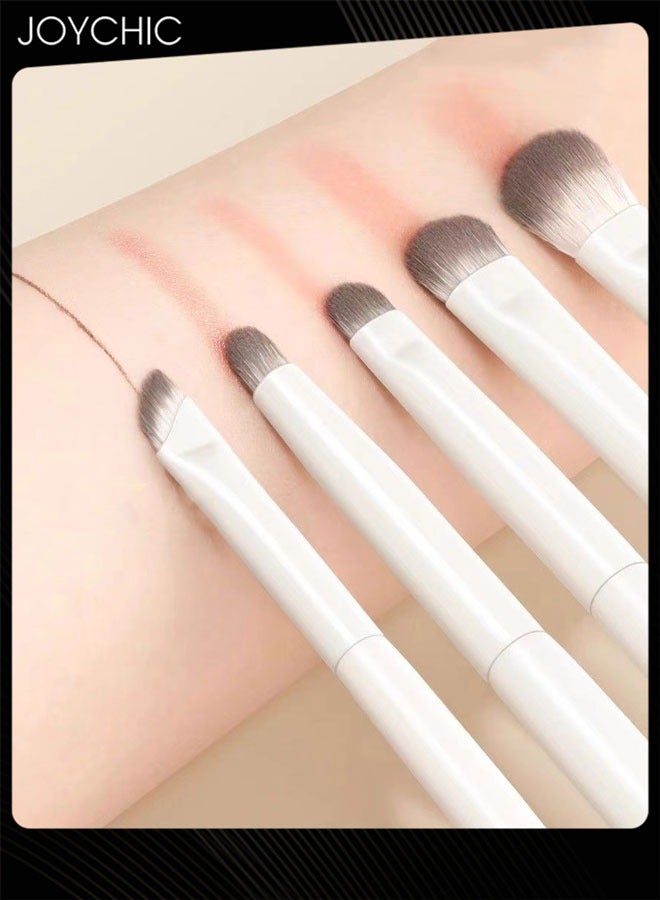 Joychic 8pcs Women Girls Fashionable and Elegant Makeup Brush Set Lightweight Eye Shadow Brushes with Storage Bag - Image 2