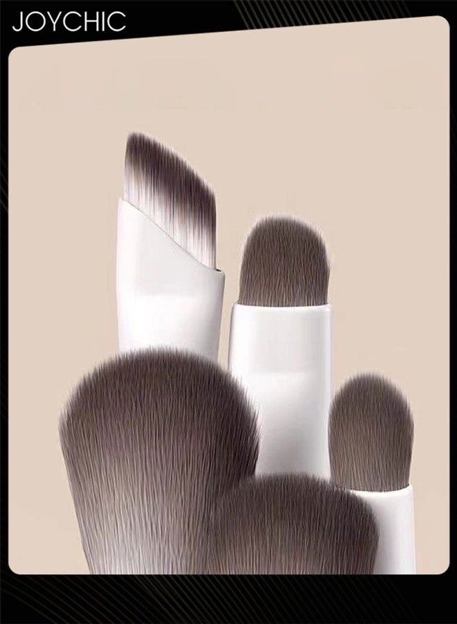 Joychic 8pcs Women Girls Fashionable and Elegant Makeup Brush Set Lightweight Eye Shadow Brushes with Storage Bag - Image 3