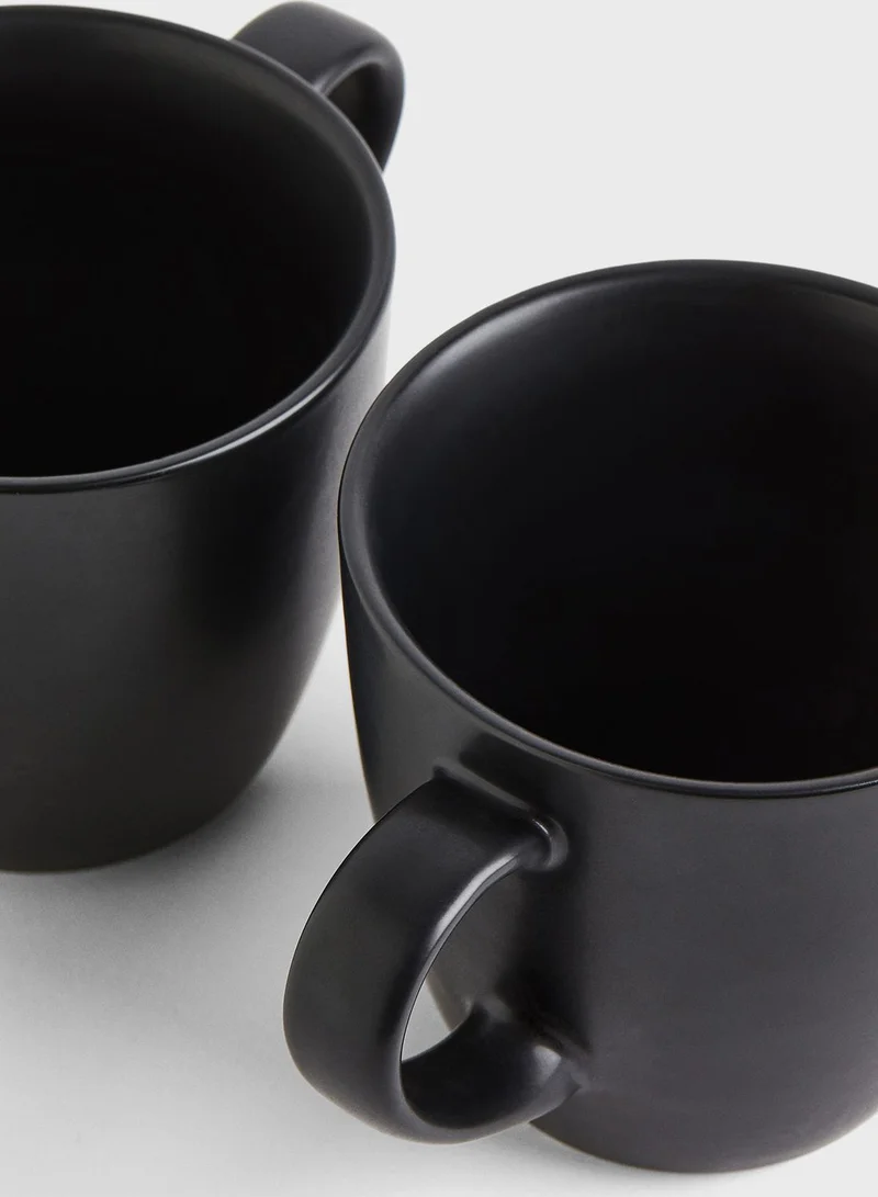 H&M 2-Pack Porcelain Mugs