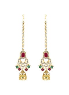 PEORA Peora Jodha Akbar Style Choker Necklace Bridal Jewellery Set Gift for Women  - Image 4