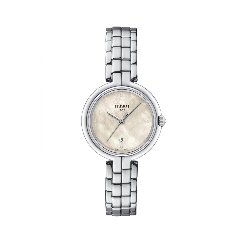 Tissot Women's Analogue Quartz Watch Flamingo Swiss Made T094.210.11.116.02 - Image 1