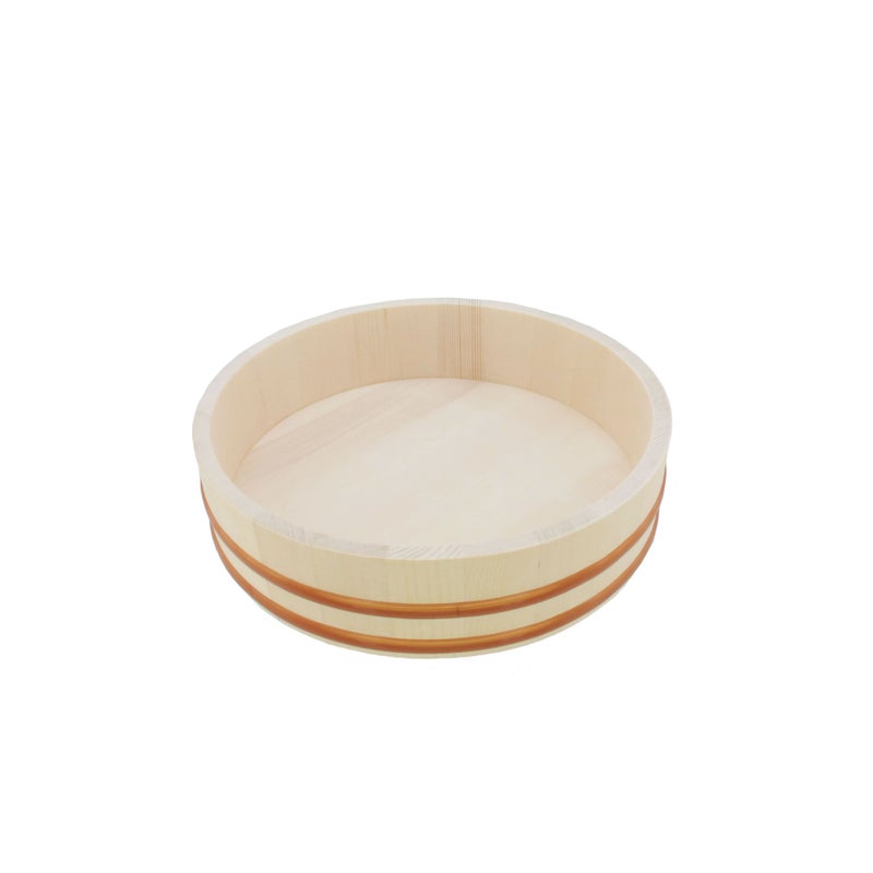 BambooMN BambooImportsMN 12" Sushi Oke Tub (Hangiri) with 19pc Sushi Making Accessory Pack - Image 3