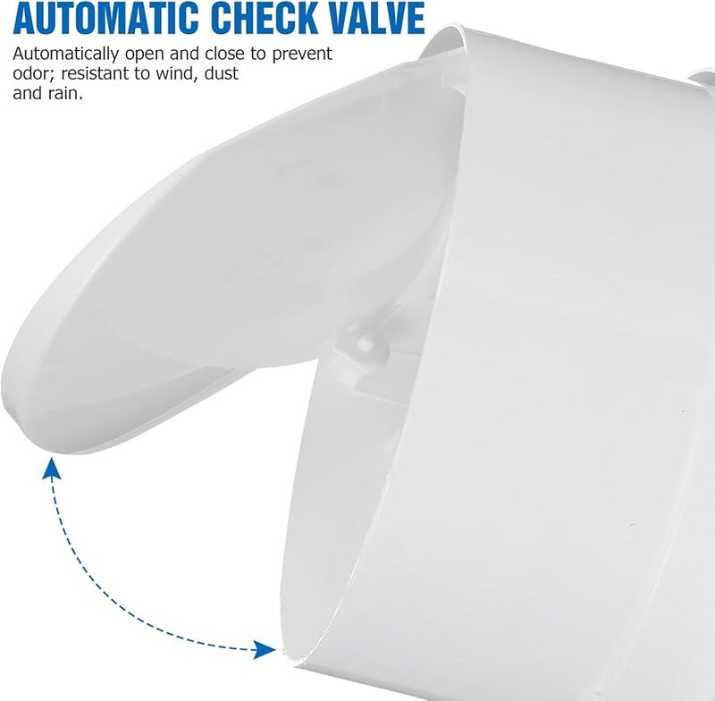 4 Inch Wall Mounted Exhaust Fan with 1 2M Cord 110V US Plug for Bathroom Kitchen Home Ventilation - Image 5