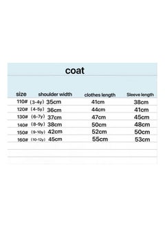 Generic Baby Girls' Fashion Jacket Autumn and Winter Pocket Jacket Birthday Travel Party Christmas Daily Girls' Clothing (3-12 years)  - Image 2