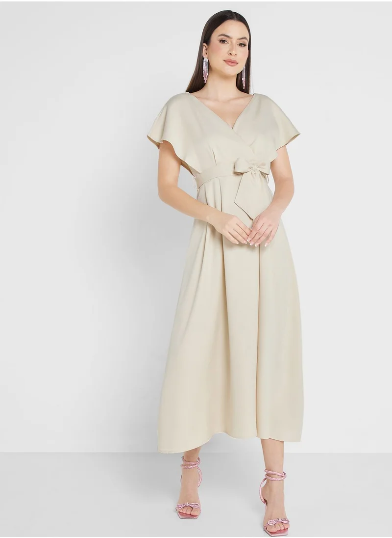 ELLA One Shoulder Tie Dress