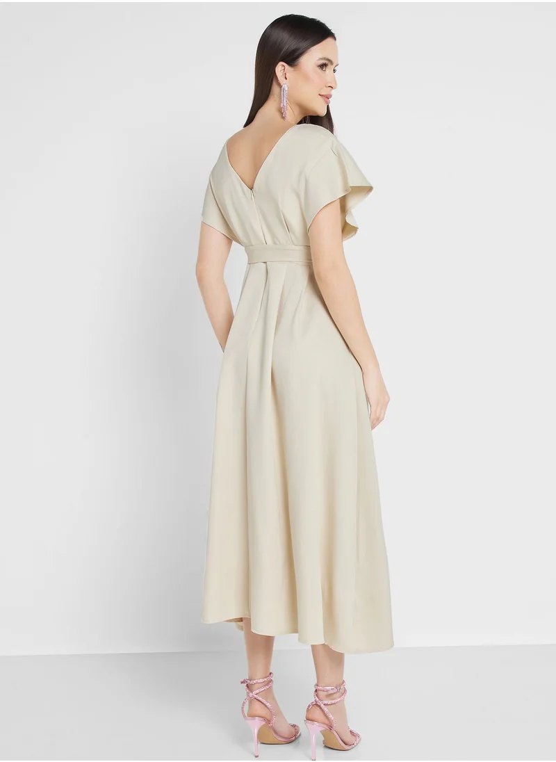 ELLA One Shoulder Tie Dress