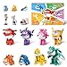 Super Wings 14Pack Transforming Toys 2 inch Airplane Collector Character Toy with Dinosaur Mini Collectible Action Figure with Poke Open Gift Pack Small Figurines Kids Toy for Boys Girls Ages 3 Up - Image 2