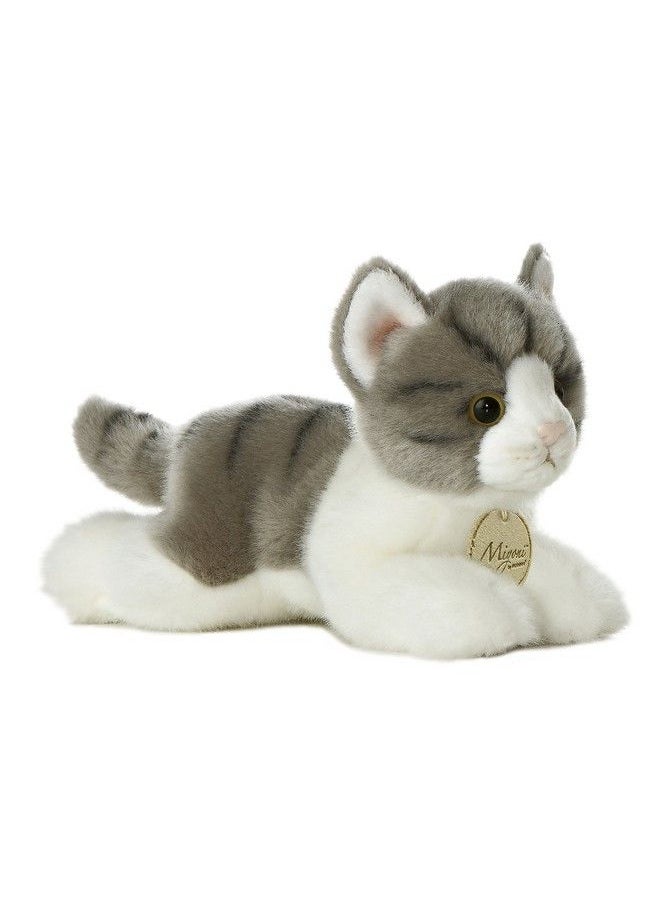 Aurora World 8" Grey Tabby Cat  - Image 2