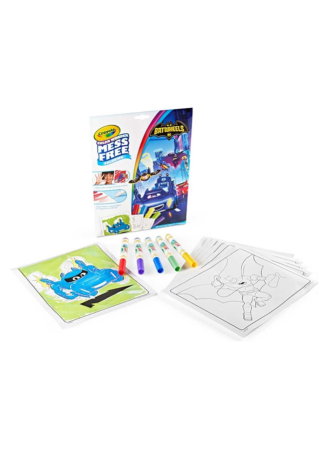 Crayola مجموعة أنشطة باتويلز الملونة – تلوين باتمان بدون فوضى للأطفال، تشمل أقلام تلوين وصفحات، هدية للأطفال من عمر 3 سنوات فما فوق - Image 2