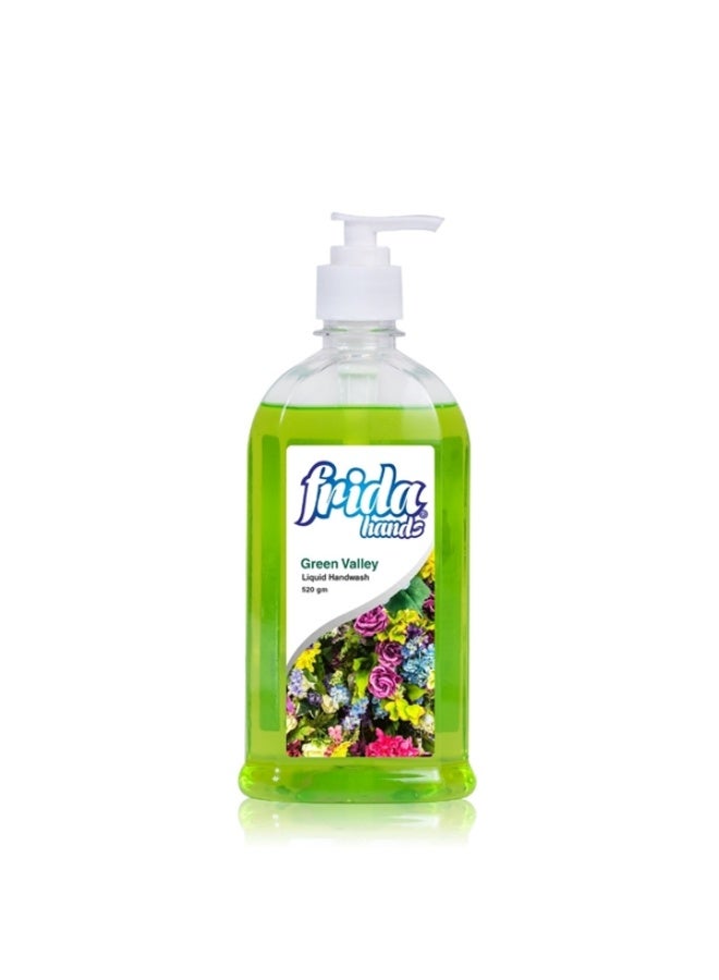 Frida Hands Green Valley Liquid Hand Wash – 1+1 Pack – 520ml - Image 2