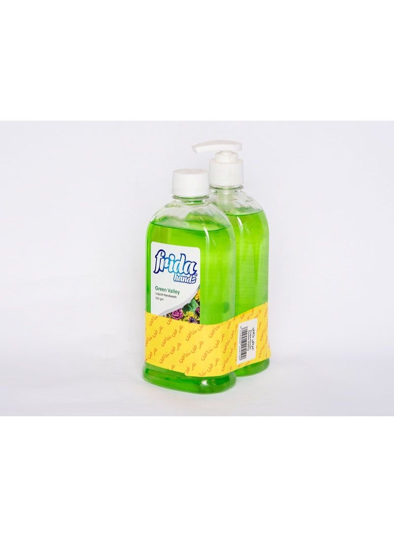 Frida Hands Green Valley Liquid Hand Wash – 1+1 Pack – 520ml - Image 3