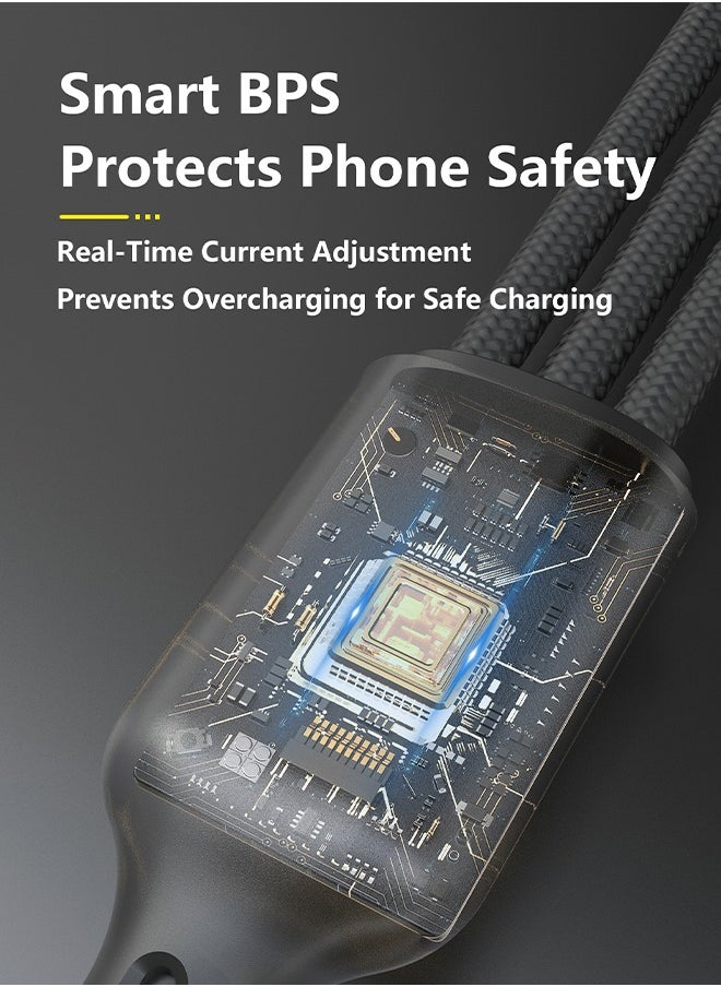 دوداو - كيبل تايب سى شحن سريع PD 60W، شاحن سريع كابل Type C، سلك شاحن Type C إلى Type C من النايلون، طول 1.2 متر. - Image 1