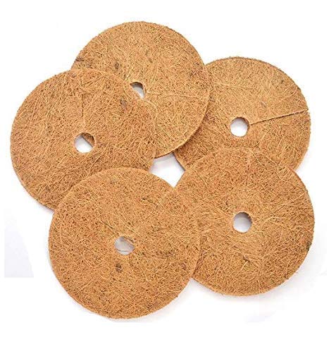 COIR GARDEN 10-inch Coco Fiber Mulch Mat -5 Pieces. - Image 1