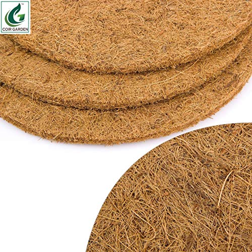 COIR GARDEN 10-inch Coco Fiber Mulch Mat -5 Pieces. - Image 2