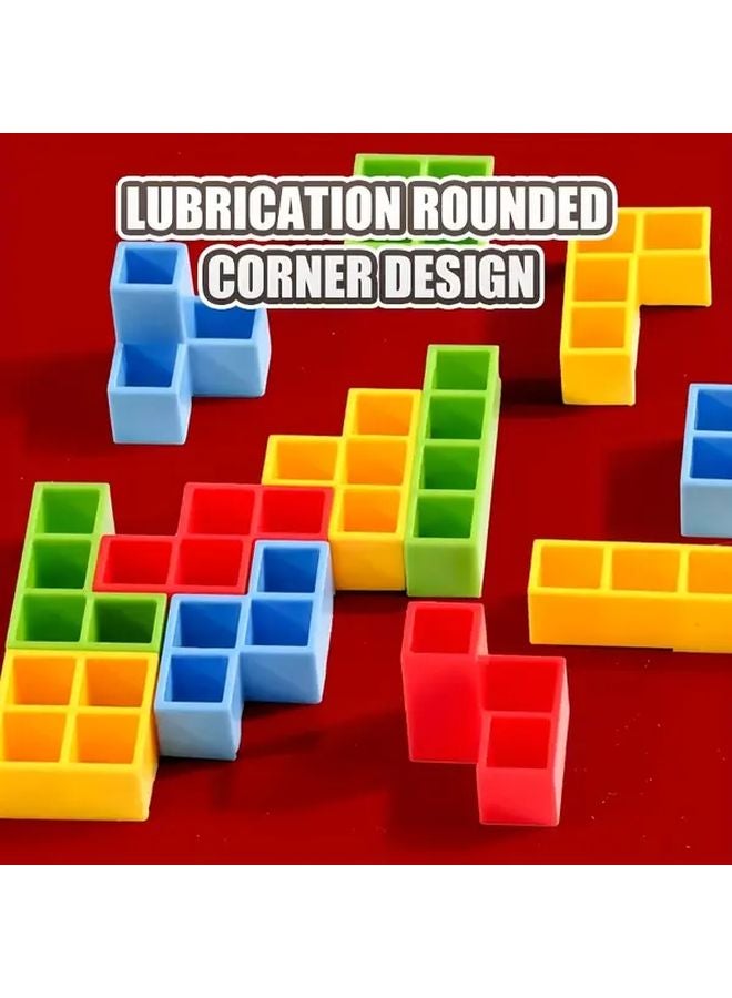 56Pcs Balance Stack Building Game Set Tower Challenge Family Party Board Game Night - Image 5