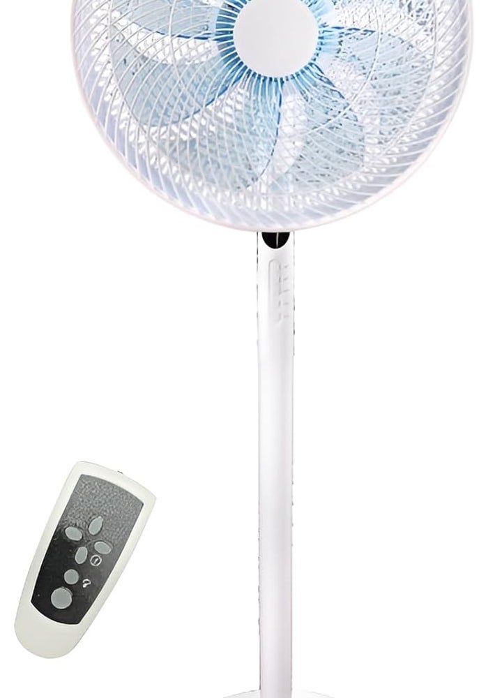 15-Inch Remote Control Pedestal Fan with Adjustable Height and Low Noise Operation - Image 1