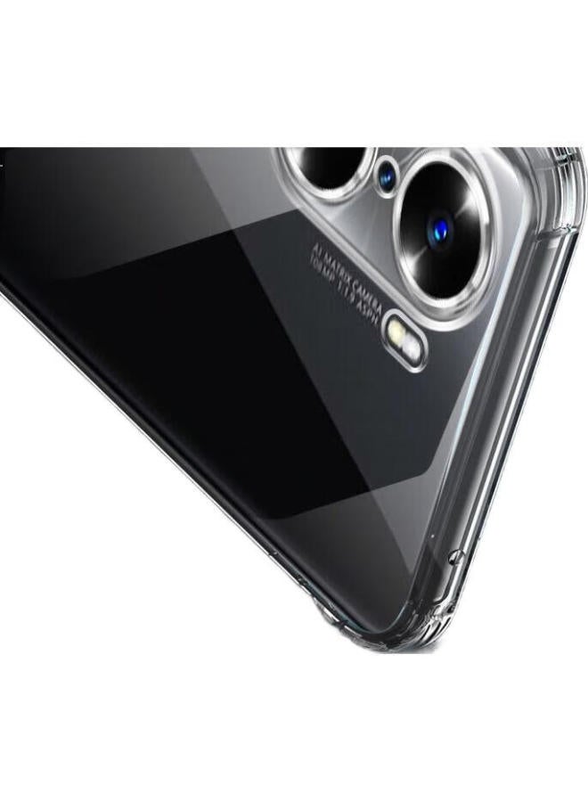 kelleia Kalaio Honor 60 Phone Case, Honor 60 Protective Cover, Full Protection Shockproof Tpu Airbag Soft Case/Protective Case, Transparent, 6.67 Inches - Image 1