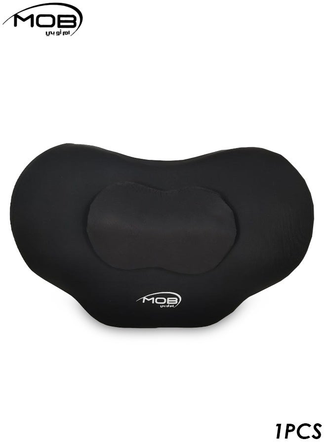 MOB Memory Foam Neck Pillow – Ergonomic Travel Cushion for Car, Office, and Home Use, Relieves Neck & Shoulder Pain, Breathable and Skin-Friendly Support – 1 Piece - Image 1
