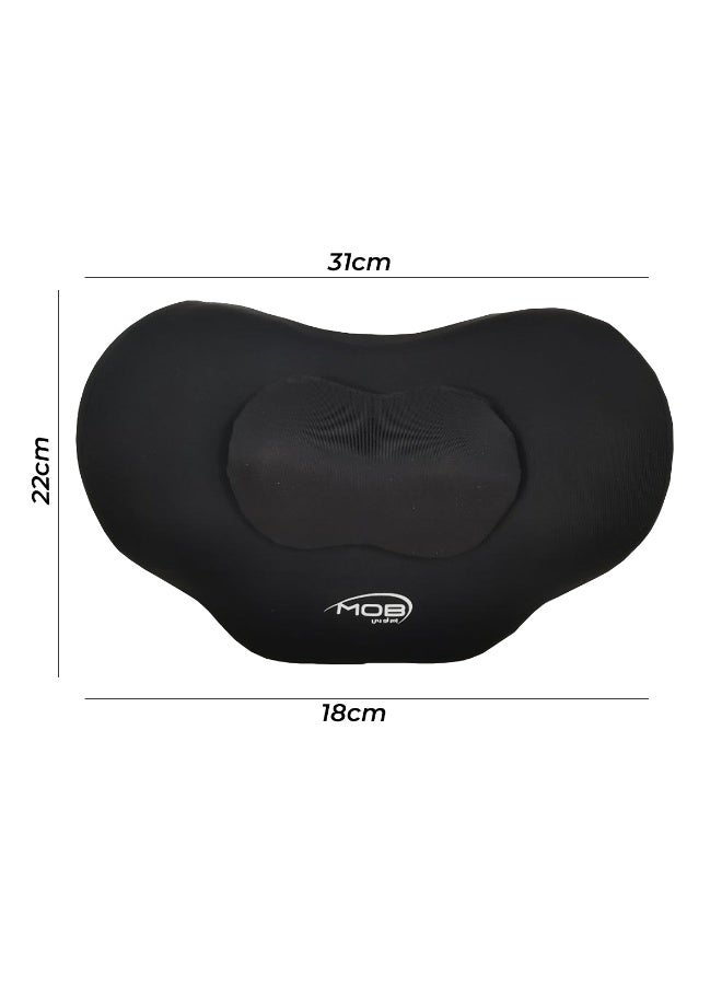 MOB Memory Foam Neck Pillow – Ergonomic Travel Cushion for Car, Office, and Home Use, Relieves Neck & Shoulder Pain, Breathable and Skin-Friendly Support – 1 Piece - Image 5