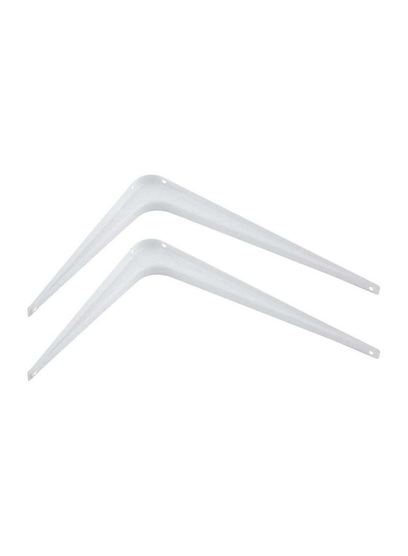 L-Shaped Shelf Bracket Support – Sturdy Wall Mount for Durable Shelving" White - Image 5