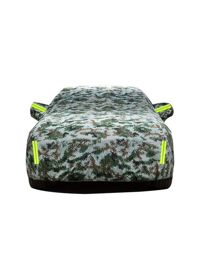 Quanhao Car Cover, Thickened Full Coverage, Suitable For Changan Cs75, Volkswagen Tiguan L, Byd Song, Crv, Audi Q5, Camouflage Yl - Image 3