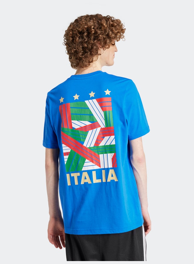 Adidas Italy Football Fan Graphic T-Shirt - Image 3