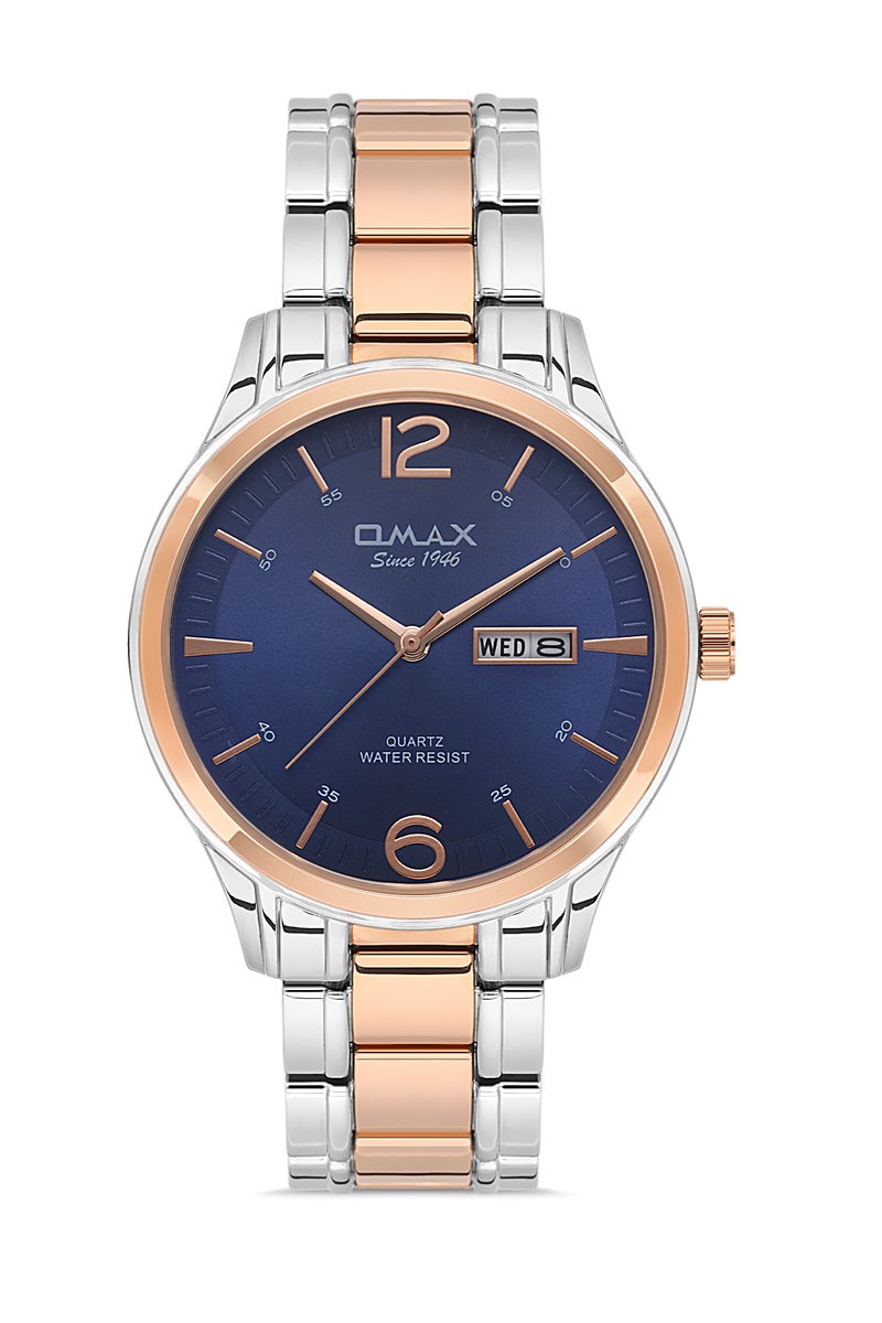 OMAX Men's Wrist-Watch | Analog | Stainless Steel Band | Elegant Design - Image 1