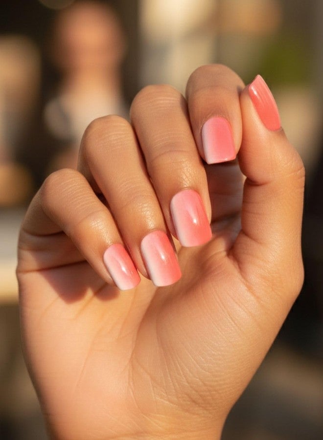 ليك أظافر فرنسية قابلة لإعادة الاستخدام من ليك، أظافر صناعية، طقم تمديد أظافر، طقم فن الأظافر، أظافر مزيفة، أظافر اصطناعية للنساء والفتيات، مجموعة من 24 قطعة (لا حاجة للغراء) - Image 2