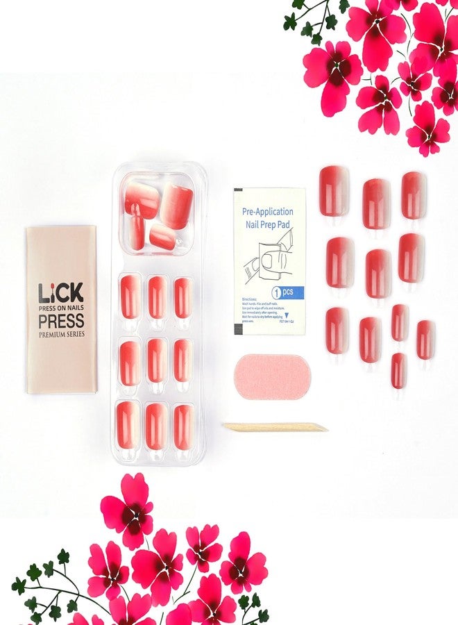 ليك أظافر فرنسية قابلة لإعادة الاستخدام من ليك، أظافر صناعية، طقم تمديد أظافر، طقم فن الأظافر، أظافر مزيفة، أظافر اصطناعية للنساء والفتيات، مجموعة من 24 قطعة (لا حاجة للغراء) - Image 4