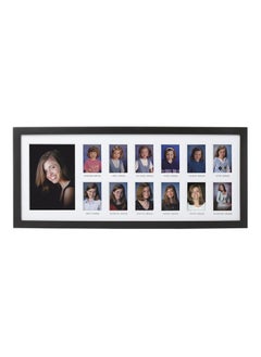 pearhead Pearhead School Days Graduation Frame, Celebrate Milestones By Sharing Photos from Kindergarten to Graduation, Graduation Party Decor, K-12 School Picture Frame, Wall Mount, 13 Photos  - Image 1