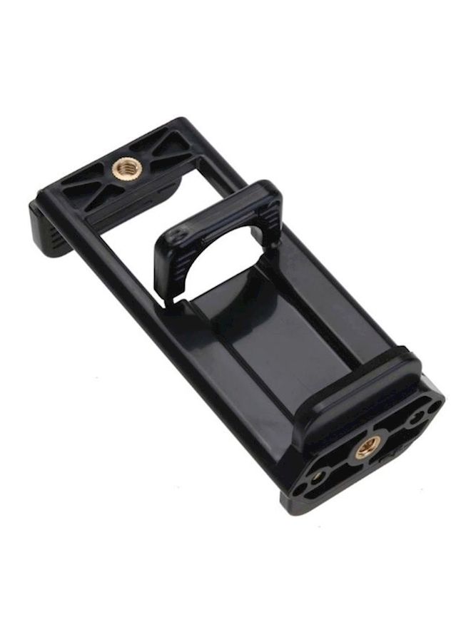 NIBEMINENT Tripod Mount Cell Phone Tablet Holder For iPhone 8 Plus/7 X/iPad Mini Pro Black  - Image 2