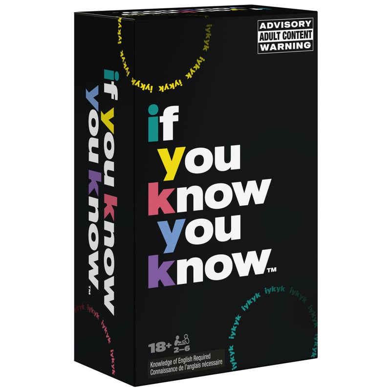 Spin Master Games, If You Know You Know IYKYK Card Game, Adult Party Game for Bachelorette Parties, College, Birthday, for Adults & Teens Ages 18+ - Image 1
