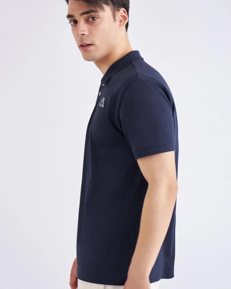 كابا Logo Maltax 2 Men's Navy Blue Polo T-Shirt