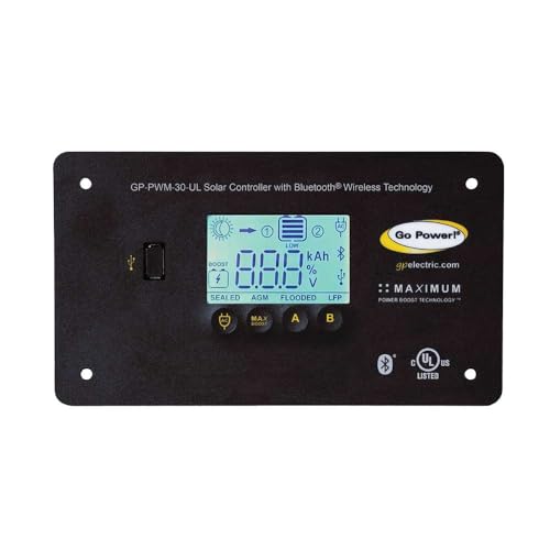 Go Power! GP-PWM-30-UL BlueTooth 30 Amp Solar Regulator - Image 3