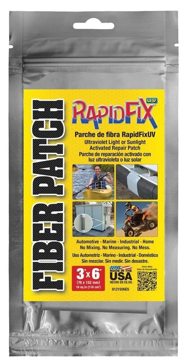 Tear Mender RapidFix UV Fiber Repair Patch 3"x 6" - Image 4