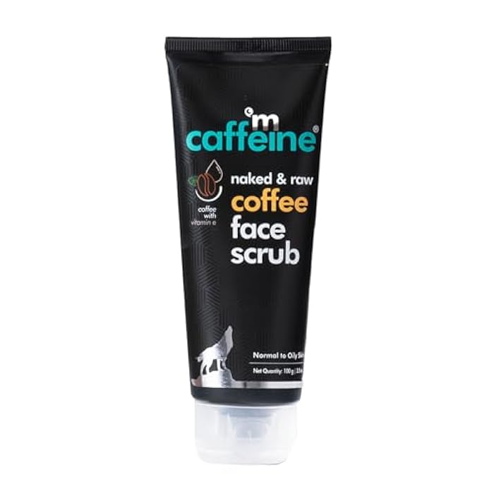 mCaffeine Coffee Exfoliating Face Scrub for Men & Women | Helps in Removing Blackheads, Dead Skin & Whiteheads | With Goodness of Caffeine & Walnut - 100gm - Image 1