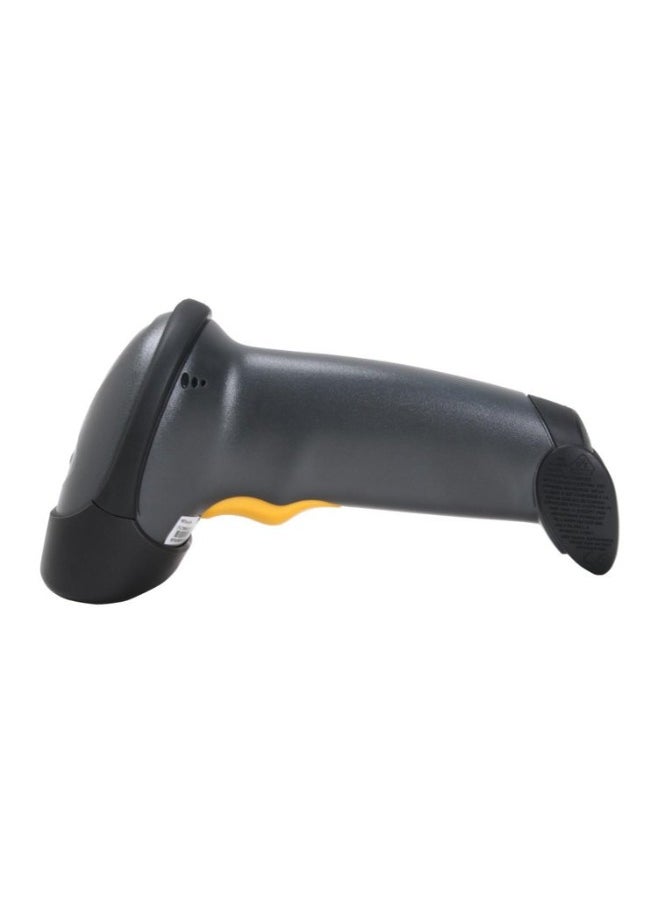 سيمبول - قارئ باركود سلكي محمول باليد LS2208 ثنائي الأبعاد 1D، أسود، USB – ماسح ضوئي سريع - Image 1