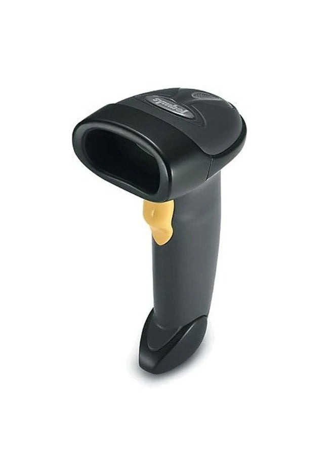 سيمبول - قارئ باركود سلكي محمول باليد LS2208 ثنائي الأبعاد 1D، أسود، USB – ماسح ضوئي سريع - Image 1